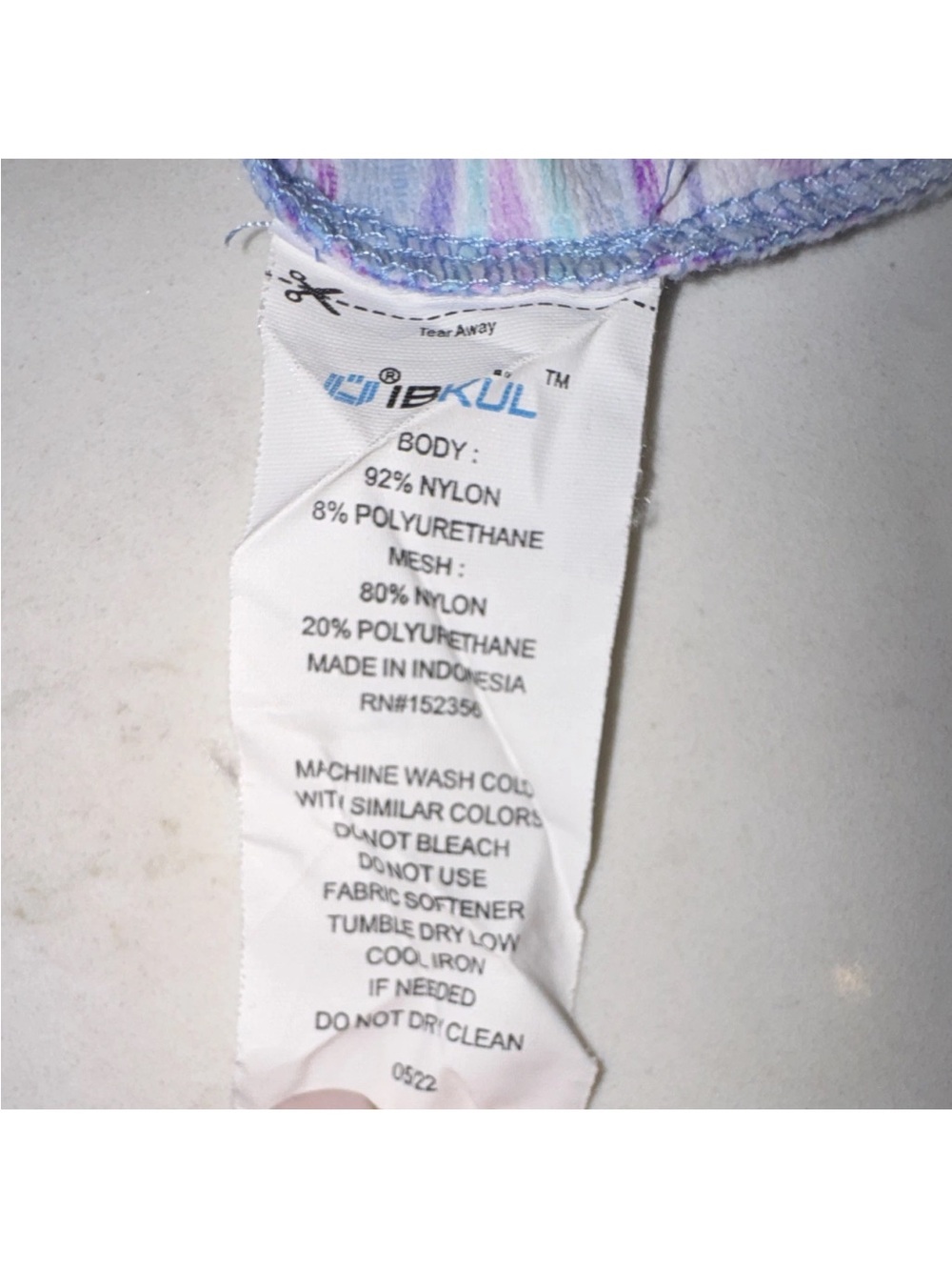 NWOT, IBKUL S, Quarter-Zip Pullover. Cool Max material SPF 50+ Mesh underarms - Picture 5 of 7
